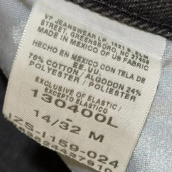 Riders by Lee Womens Sz 14 Black Stretch Denim Instantly Slims You Bootcut Jeans - Picture 5 of 5